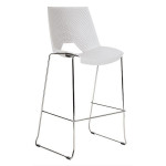 Barová židle Strike Bar, bílá