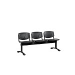 Vícemístná lavice Taurus Tre, černá