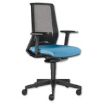 Kancelářská židle Look 270-AT - synchro, černá/mod