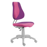 Dětská rostoucí židle Fuxo S-line - růžová/fialová