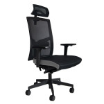 Kancelářská židle Game VIP - synchro, černá/šedá