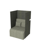 Sofa Meeting Oasis s vysokým paravanem - jednomíst