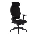 Kancelářská židle Selene - synchro, černá