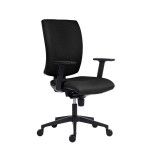 Kancelářská židle Sinko - synchronní, černá