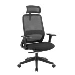 Kancelářská židle Kareta - synchro, černá