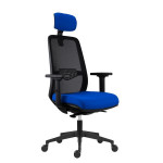 Kancelářská židle Tullio PDH - synchro, modrá