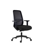 Kancelářská židle Tullio - synchro, černá