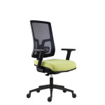 Kancelářská židle New Pure - synchro, sv.zelená