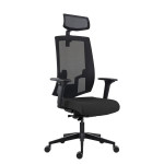 Kancelářská židle Lapel PDH - synchro, černá