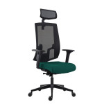 Kancelářská židle Lapel PDH - synchro, tmavě zelen