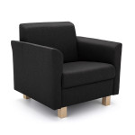 Křeslo Monika - 1místné, černé