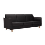 Pohovka Monika - 3místná, černá