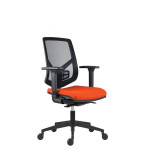 Kancelářská židle Skill - synchro, červenooranžová