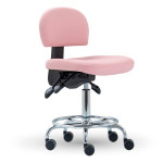 Pracovní židle Doctor - světle růžová