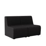 Dvojkřeslo Rubico - černé