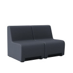 Dvojkřeslo Rubico - šedé