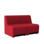 Dvojkřeslo Rubico - červené
