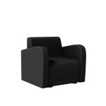 Jednokřeslo Rubico - s  područkami, černé