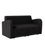 Dvojkřeslo Rubico - s područkami, černé