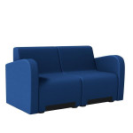 Dvojkřeslo Rubico - s područkami, modré