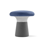 Taburet Funghi - široký, tmavě modrý