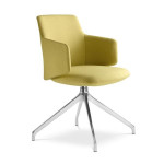 Konferenční křeslo Melody Meeting A - nízké, žluto
