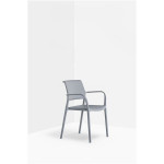 Jídelní židle Ara 315 - s područkami, šedá