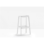 Barová stolička Dome 268 - vysoká, bílá