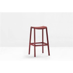 Barová stolička Dome 268 - vysoká, červená