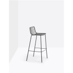 Barová židle Nolita 3658 - vysoká, šedá