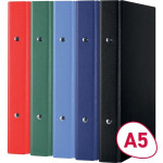 2kroužkový pořadač Donau - A5, 3 cm, mix barev