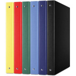 Čtyřkroužkový pořadač Donau - A4, 3,5 cm,mix barev