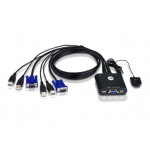 ATEN KVM přepínač CS-22U USB 2PC mini