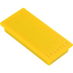 Sada magnetů Franken, 23 x 50 mm, žluté, 10 ks