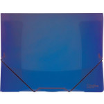 Desky s chlopněmi Opaline  a gumičkou A4 modré