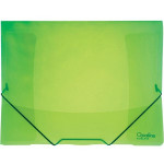 Desky s chlopněmi Opaline  a gumičkou A4 zelené
