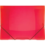 Desky s chlopněmi Opaline  a gumičkou A4 červené