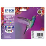 EPSON cartridge T0807 (6color) multipack (kolibřík)