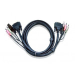 ATEN int.kabel pro KVM USB, DVI, audio,  1,8m pro CS1768