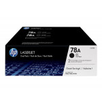 HP toner 78A/Black/2x2100 stran/2-pack