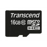 Transcend 16GB microSDHC (Class 10) paměťová karta (bez adaptéru)