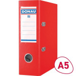Pákový pořadač Donau A5 - 7 cm, červený