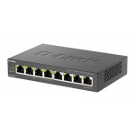 D-Link DGS-1008P/E 8-port 10/100/1000 Desktop Switch w/ 4 PoE Ports