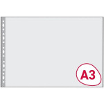 Euroobaly U - A3, na šířku, lesklé, 70 mic, 50 ks