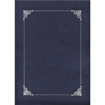 Desky uzavíratelné - se stř.rámečkem, modré, 10 ks