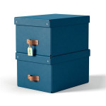 Úl.krabice Leitz Puro - víko, M, nám.modř, 2 ks