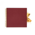 Kreativní album - 24,5 x 23 cm, 30 listů, vínové