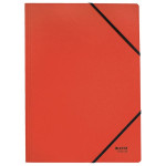 Kar.desky gum.Leitz RECYCLE-A4,eko.,červ.,ks