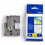 Brother - TZe-135, průsvitná / bílá (12mm, l.)