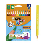 Pastelky Bic ECOlution, trojhranné, 12 ks